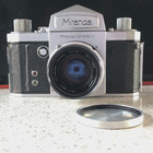 Vintage Collectible Miranda T557353 35mm Slr Film Camera W  Soligor 50mm Lens