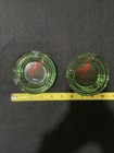 Vintage Lot Of 2thunderbird Las Vegas Hotel   Country Club Ashtray Green  Iconic