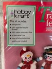 Vintage Snow Family Sequin Christmas Hobby Kraft Felt Ornament Kit    9364
