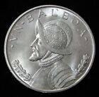 1947 Silver Panama 1 Balboa Lady Liberty Choice Uncirculated Condition Capsule 