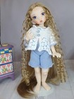 Doll Wig Size 8 9  Blonde  Fits Vintage And Modern Dolls