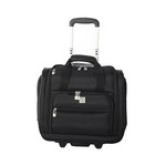 Softside Under Seat Luggage Travel Bag Lightweight Rolling Case 2 Wheels Durable