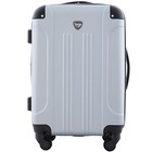 Travelers Club Chicago Hardside Expandable Spinner Luggage 22  Carry-on - Silver