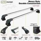 For Mercedes E Sedan W212 2013-2017 Roof Rack Cross Bars Fix Point Alu Silver