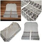 Antique Ukrainian Embroidered Rushnyk  Vintage Ukraine Wedding Towel  Folk Easte