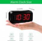 Alarm Clock  Led Digital Clock  Small Wall Clock  Battery Operated  Adjustable 