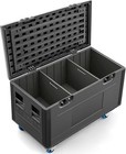 44 x22 x25  Cable Trunk Road Case With Wheels Professional Stackable Road Case