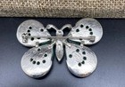 Kenneth J Lane Kjl Jade Crystal Buttetfly Broocn Pin Amazing