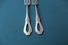 2 Dinner Forks Oneida Toujours Stainless Cube Mark 7 1 4 