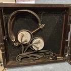 Antique 1923 Rca Radiola Ii Portable Radio Complete With Tubes And Headphones