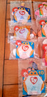  ty Teenie Beanies 1997 Complete Set Of 10 Mcdonalds Happy Meal Toys   Sealed