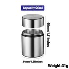 Airtight Stash Jar Smell Proof Herb Tobacco Spices Storage Container Jar