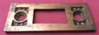 Antique Cast Iron Eastlake Victorian Door 2 1 4  X 7 8  Copper Flash Free Ship