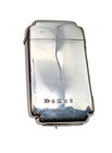 Nice  Antique Sterling Silver Cat Vesta Case Birmingham 1881