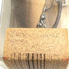 Vintage Heddon Fishing Lure Meadow Mouse  9800 Brown Tan Velvet Leather Tail New