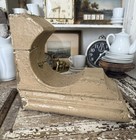 Antique Wood Corbel   Architectural Salvage   Super Chippy Paint 
