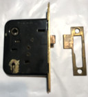 Antique Mortise Lock Door Hardware   Strike Plate Vintage Salvaged