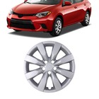 16  Set Of 4 Wheel Covers Full Rim Snap On Hubcaps For 2014-2016 Toyota Corolla
