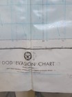 1966 Vietnam War Dod Evasion Chart Map Evc 250-3 250-4 Fabric No Tears Pinholes