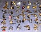 Great Lot  50  Mostly Vintage  Tie Tacks  Many Designs   Decorations