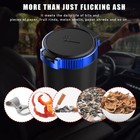 Light Metal Car Cupholder Ashtray With Push Open Lid And Automatic Led Light Lot