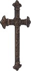 Metal Cross Christian Wall Art Antique Hanging Religious Cross Decor Vintage    