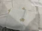  9  Lot Towels napkins 100  Linen France 27   x34 Mono Excellent Grey Pebble Line