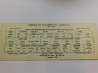 Rare Alco 4-8-4 Brazilian National Railways  Locomotive Builders Photo Card