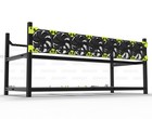 Veddha 8 Gpu Mining Rig Frame Aluminum Stackable Open Air Case Used Good
