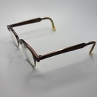 Vintage Riso 1 10 12k Gold Filled Eyeglasses Frames Aluminum Browline 22  d114