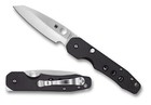 Spyderco Kevin Smock Folding Knife 3 45  S30v Satin Plain Blade Carbon Fiber g10