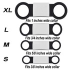 Stainless Steel Slide On Silent Pet Id Name Tags Personalized Dog Cat Engraved