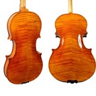 4 4 Handmade Strad Violin Outfit Italian Spruce European Flamed Maple Back