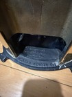 1930   s Antique La Nelson Mfg  Brass Fireplace    hearth Tool Kit  Cast Iron - Ill 