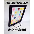 Guitar Pick Display - 8 X 10 Vertical Clear - Holds 30 Picks  - Frame Included