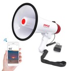 Pyle Bluetooth Bullhorn Pa Megaphone Iphone Speaker W  Wired Connection