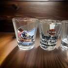 Harley-davidson   Souvenir Shot Glass Mixed Lot Of 10 - Dealership   Travel