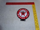 Vintage Texaco Motor Oil 5 5  Porcelain Metal Lubester Gasoline Sign  Pump Plate