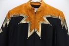 Hobby Horse Clothing Show Jacket Black Brown Gold Studded M Medium Polyester