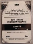 Vetch 2025 Topps Star Wars Stellar Signatures Auto Green 20 99  ssa-why