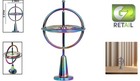 Metal Anti-gravity Gyroscope Rotating Desk Flying Motion Balance Physics Toy