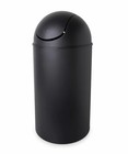 Umbra Grand Kitchen Trash Can 10 Gallon Plastic Swing Top Design Black Color