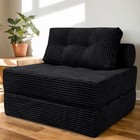 Sofa Bed Futon  Versatile Foldable Sleeper Chair With Pillow  Supportive 