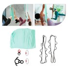 Aerial Yoga Practice Polyester Strap Equipment Yoga Hammock Practice Kit 200kg