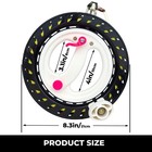 Kite Reel Winder 8 3 Inch Dia 1000ft High Strength String Black With Safety Lock