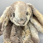 Jellycat Woodland Bashful Bunny 12    Plush Rabbit Gray Brown Stuffed Animal Toy