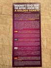 Charlie   The Chocolate Factory Broadway Musical Flier Ad  Christian Borle Flyer