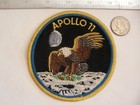 Vintage original Apollo 11  xi   big  Crew Patch Texas Art Embroidery Nasa