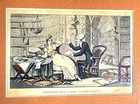 Original 1820 T  Rowlandson Mini 4     dr  Syntax With A Bluestocking Beauty 
