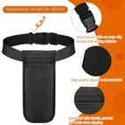 Black Massage Oil Bottle Holster   8oz Plastic Pump Dispenser Set - 3 Packs